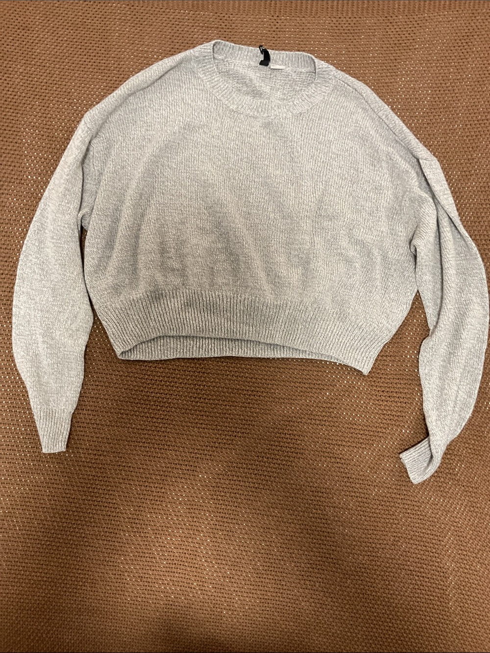 H&M Light Gray Crewneck Knit Sweater